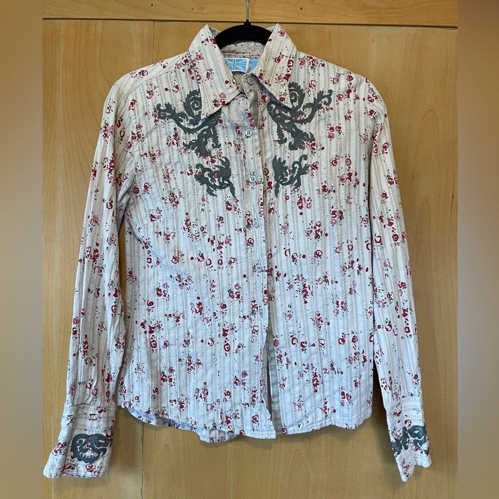 Vintage button up child’s shirt
